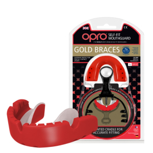 Opro Ortho Red Gum Shield for wearers of fixed braces