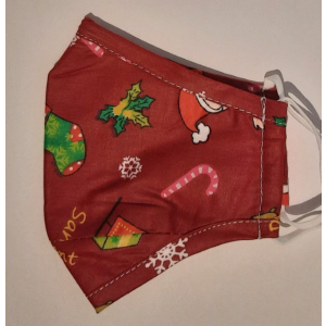 Red Christmas facemask