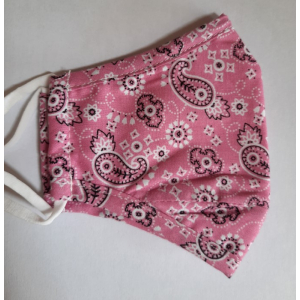 child 3 layer cotton mask pink pattern (Custom)