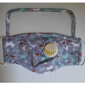 kids visor grey (Custom)
