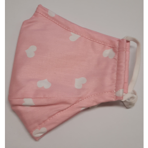 pink with lovehearts