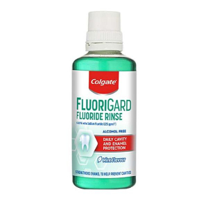 Colgate fluorigard fluoride rinse alcohol free mouthwash
