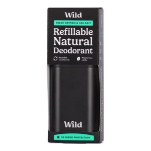 Wild Refillable Natural Deodrant Fresh Cotton & Sea Salt