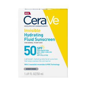 Cerave Invisible Hydrating Fluid Sunscreen 50spf